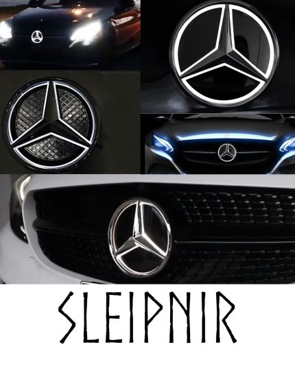 Mercedes W205 C Class Glowing Mercedes Grille Emblem