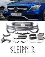 Mercedes W205 C63 Style Front Bumper - Image 2